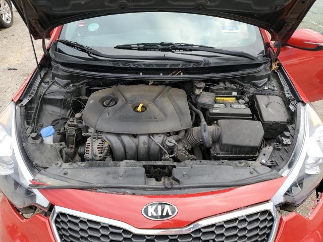 KNAFX4A64F5347338 - 2015 KIA FORTE LX RED photo 11