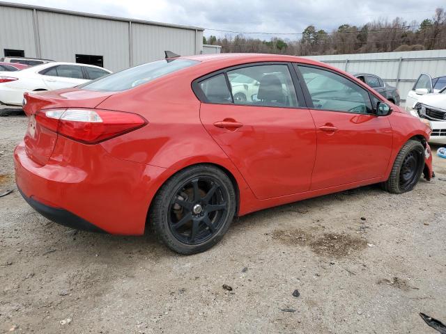 KNAFX4A64F5347338 - 2015 KIA FORTE LX RED photo 3