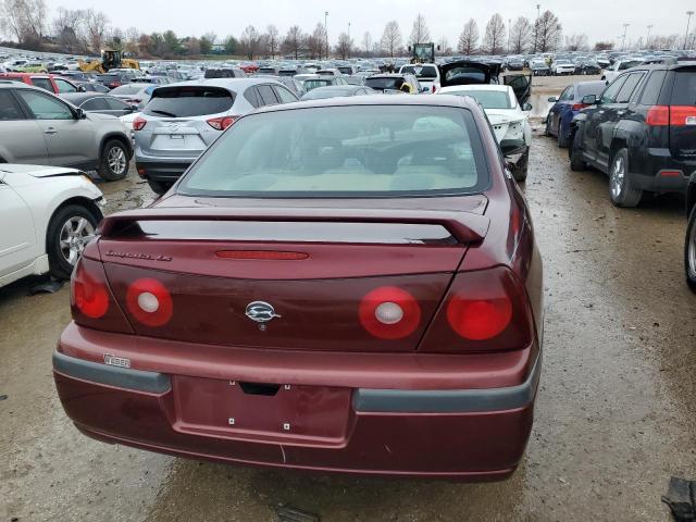 2G1WH55K6Y9355596 - 2000 CHEVROLET IMPALA LS BURGUNDY photo 6