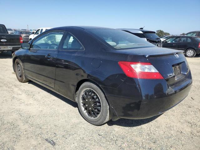 2HGFG12627H566536 - 2007 HONDA CIVIC LX BLACK photo 2