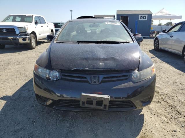 2HGFG12627H566536 - 2007 HONDA CIVIC LX BLACK photo 5