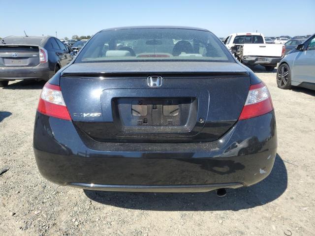 2HGFG12627H566536 - 2007 HONDA CIVIC LX BLACK photo 6