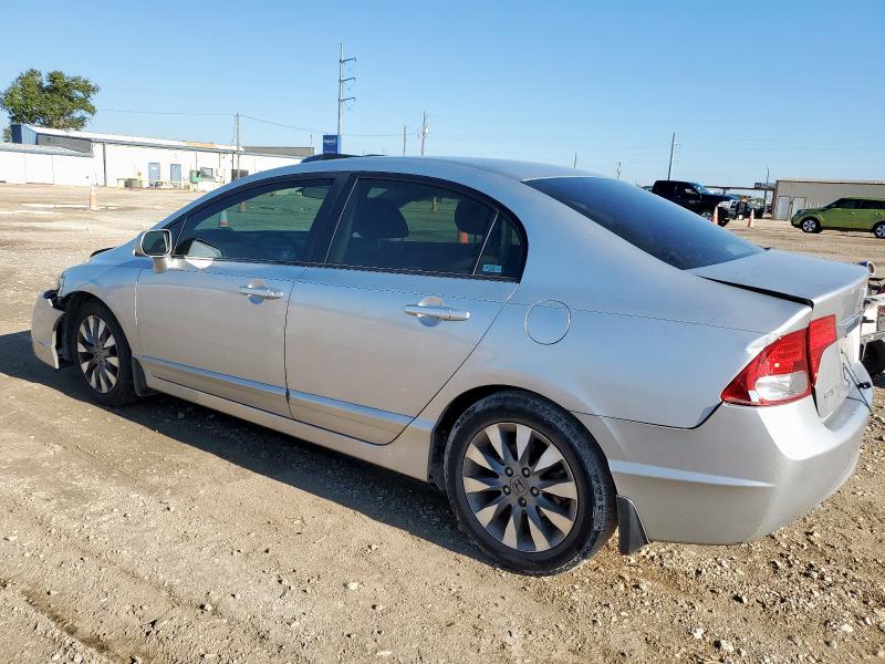 19XFA169X9E034745 - 2009 HONDA CIVIC EXL SILVER photo 2
