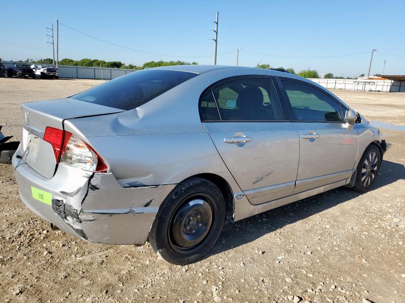 19XFA169X9E034745 - 2009 HONDA CIVIC EXL SILVER photo 3