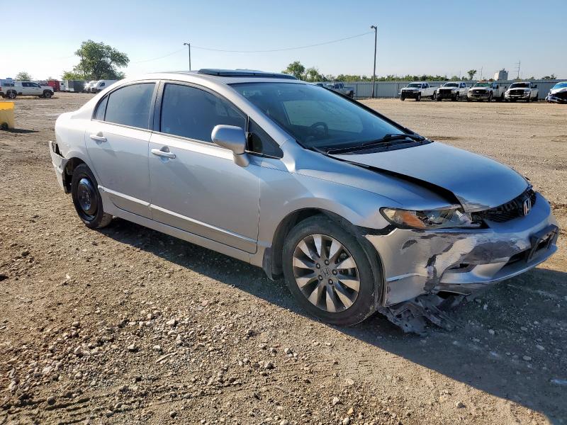 19XFA169X9E034745 - 2009 HONDA CIVIC EXL SILVER photo 4
