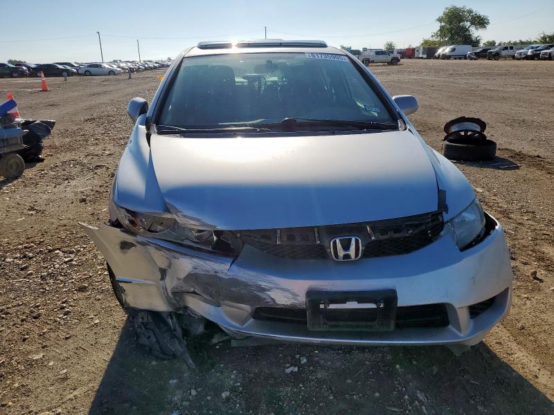 19XFA169X9E034745 - 2009 HONDA CIVIC EXL SILVER photo 5