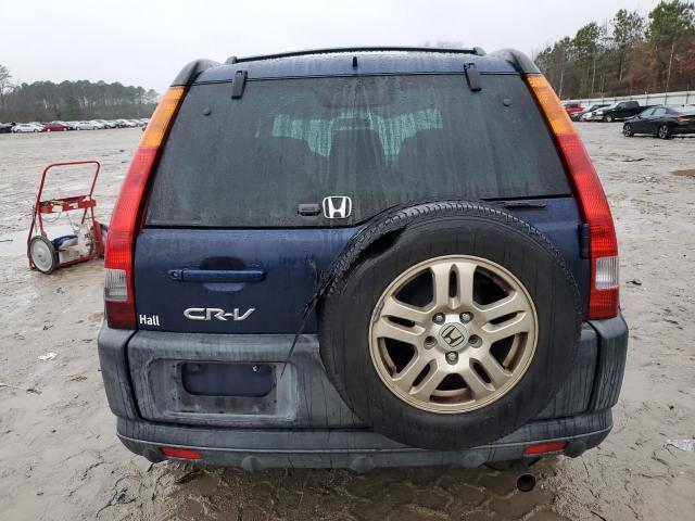 SHSRD788X3U122720 - 2003 HONDA CR-V EX BLUE photo 6