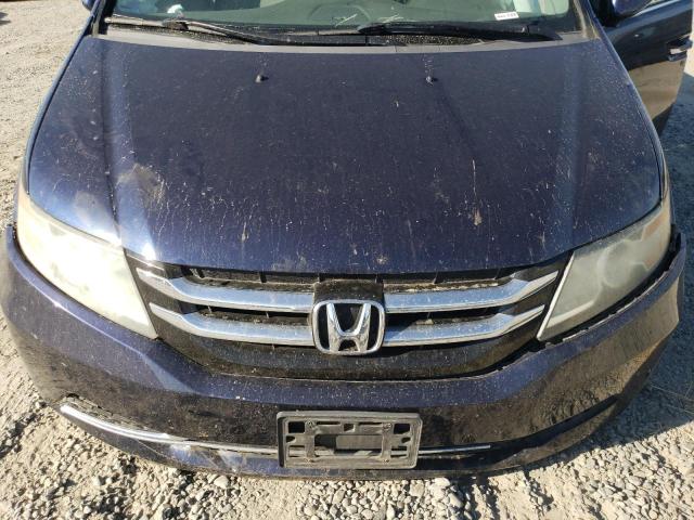 5FNRL5H48HB026216 - 2017 HONDA ODYSSEY EX BLUE photo 12