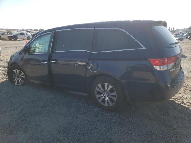 5FNRL5H48HB026216 - 2017 HONDA ODYSSEY EX BLUE photo 2