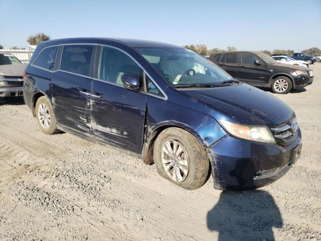 5FNRL5H48HB026216 - 2017 HONDA ODYSSEY EX BLUE photo 4