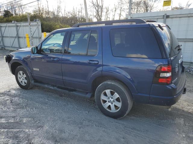 1FMEU73E98UB06070 - 2008 FORD EXPLORER XLT BLUE photo 2