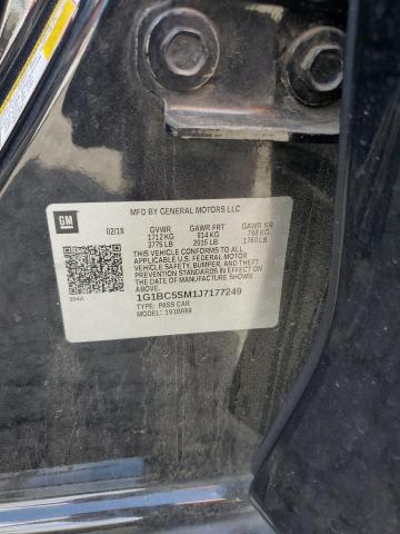 1G1BC5SM1J7177249 - 2018 CHEVROLET CRUZE LS 黑色 照片 12