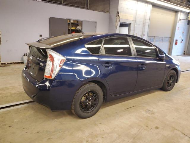 JTDKN3DU9D1627613 - 2013 TOYOTA PRIUS BLUE photo 3