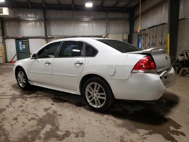 2G1WC5E30D1231114 - 2013 CHEVROLET IMPALA LTZ WHITE photo 2