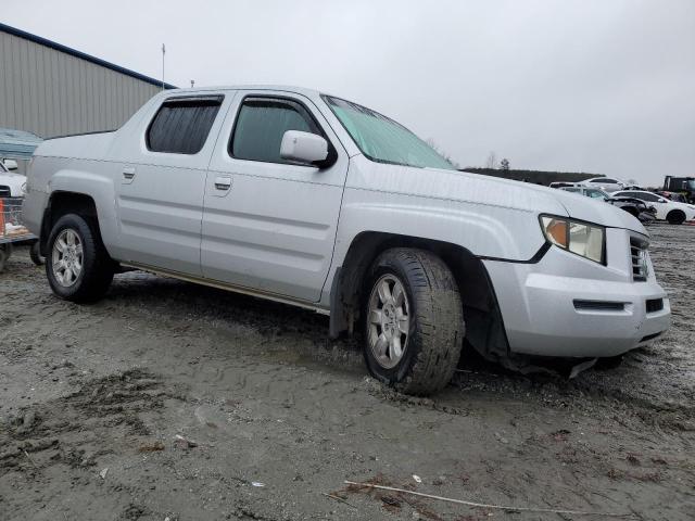 2HJYK16517H527259 - 2007 HONDA RIDGELINE RTL SILVER photo 4