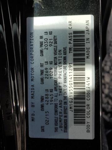 JM1GJ1V55G1411291 - 2016 MAZDA 6 TOURING 黑色 照片 13