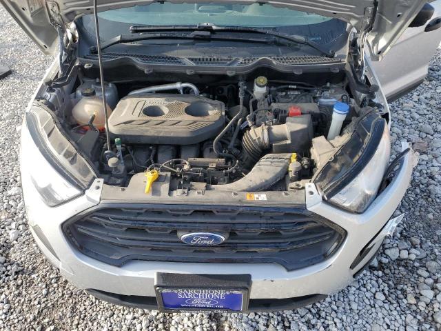 MAJ6S3FL1LC394124 - 2020 FORD ECOSPORT S Сріблястий фото 12