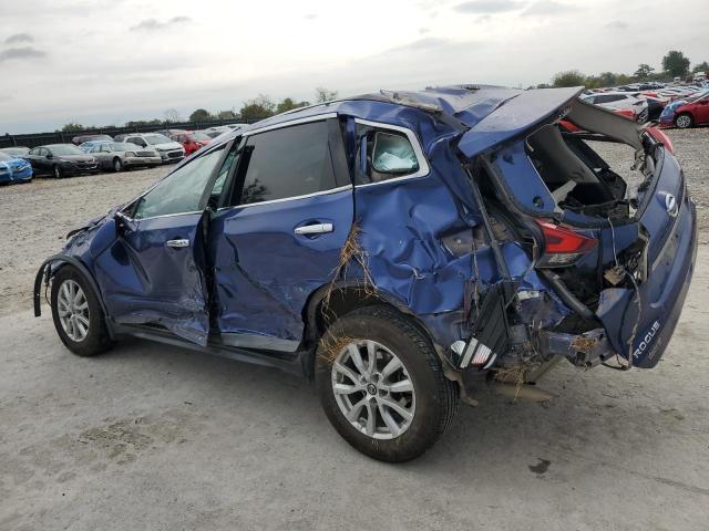 KNMAT2MT6JP586336 - 2018 NISSAN ROGUE S BLUE photo 2