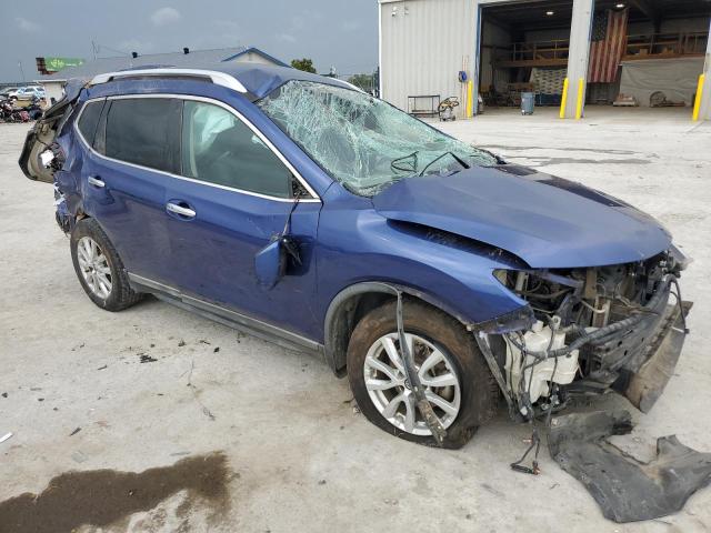 KNMAT2MT6JP586336 - 2018 NISSAN ROGUE S BLUE photo 4