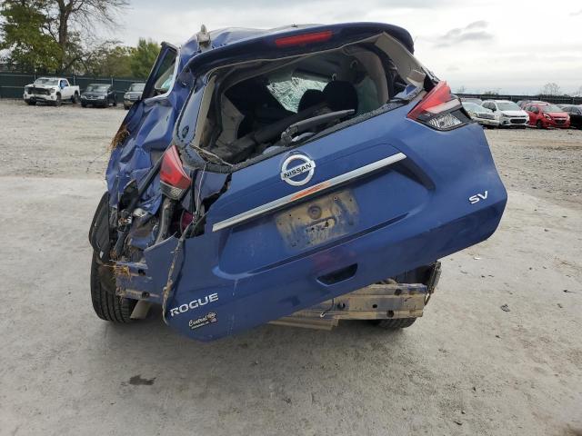 KNMAT2MT6JP586336 - 2018 NISSAN ROGUE S BLUE photo 6