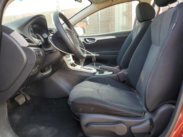 3N1AB7AP5EY323172 - 2014 NISSAN SENTRA S RED photo 7