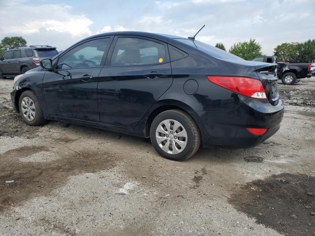 KMHCT4AE7FU933025 - 2015 HYUNDAI ACCENT GLS BLACK photo 2