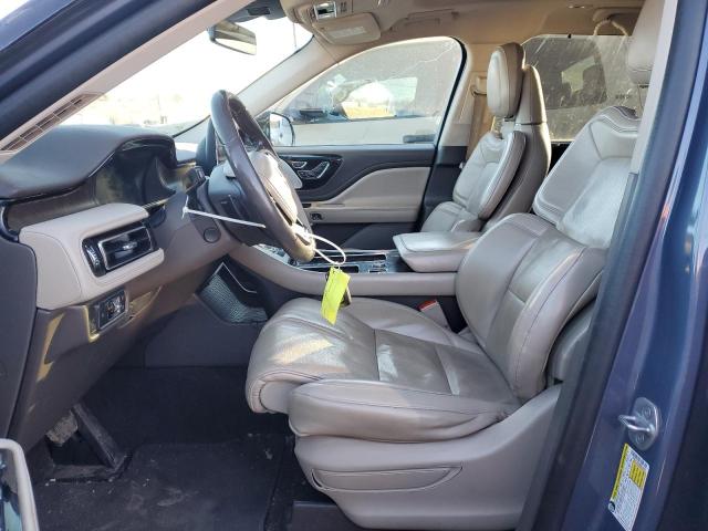 5LM5J7XCXMGL03935 - 2021 LINCOLN AVIATOR RESERVE BLUE photo 7