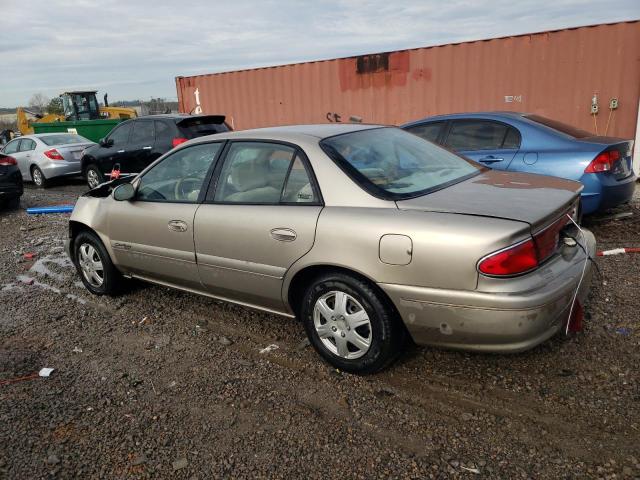 2G4WS52J221143445 - 2002 BUICK CENTURY CUSTOM TAN photo 2