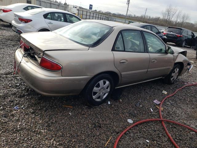 2G4WS52J221143445 - 2002 BUICK CENTURY CUSTOM TAN photo 3