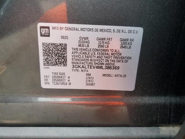 3GKALTEV4ML386369 - 2021 GMC TERRAIN SLE 灰色 照片 13