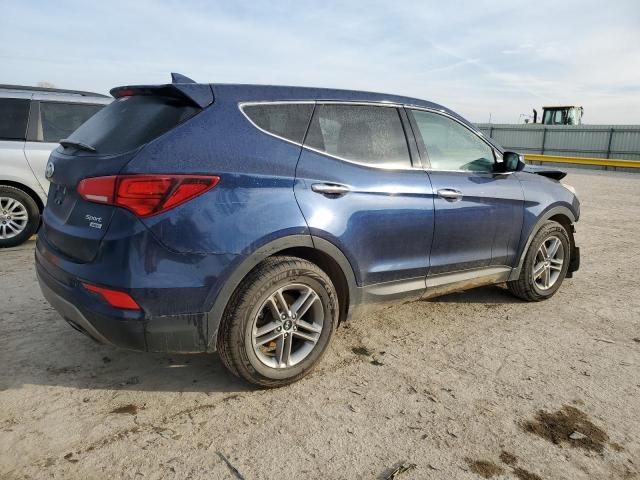 5XYZTDLB1HG468005 - 2017 HYUNDAI SANTA FE S BLUE photo 3