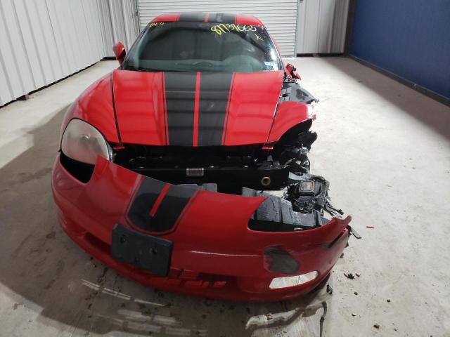 1G1YY25W895107424 - 2009 CHEVROLET CORVETTE RED photo 5