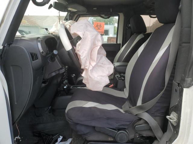 1C4AJWAG0FL663091 - 2015 JEEP WRANGLER SPORT თეთრი ფოტო 7