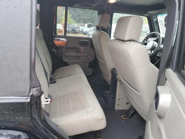 1J4GA591X8L621061 - 2008 JEEP WRANGLER U SAHARA BLACK photo 10