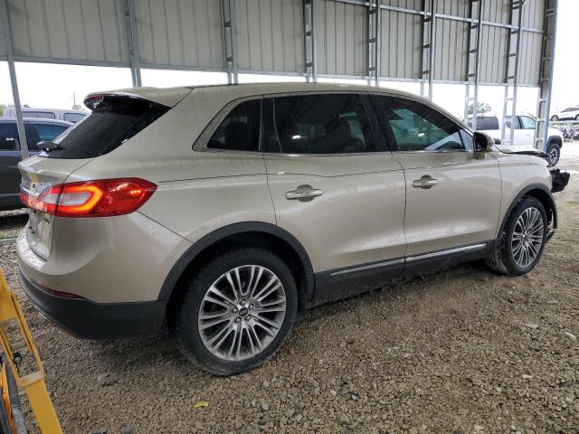 2LMPJ8LR5HBL48780 - 2017 LINCOLN MKX RESERVE Բեժ լուսանկար 3