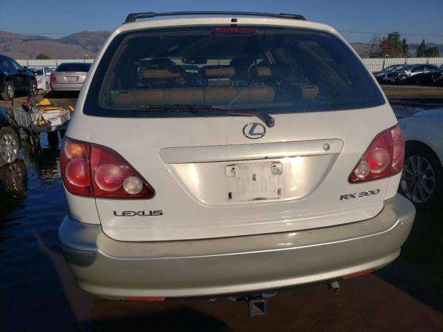 JT6HF10U9Y0103785 - 2000 LEXUS RX 300 WHITE photo 6