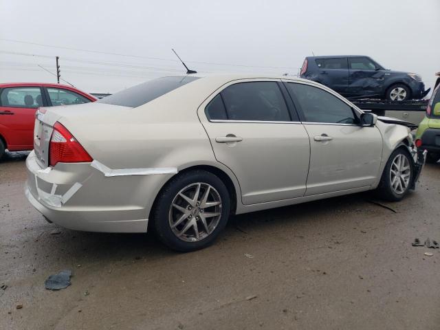 3FAHP0JG8AR390508 - 2010 FORD FUSION SEL BEIGE photo 3