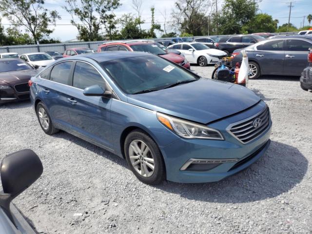5NPE24AF5FH232907 - 2015 HYUNDAI SONATA SE 蓝色 照片 4