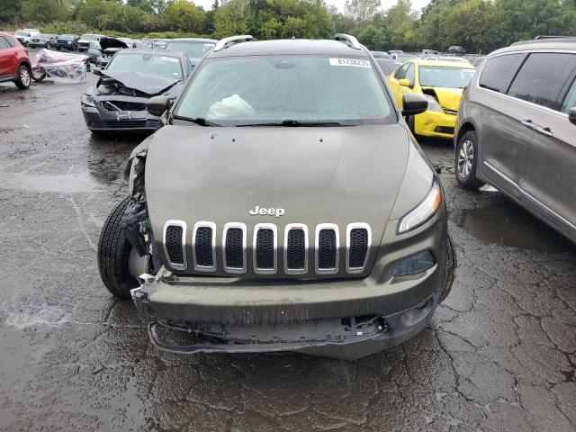 1C4PJMCB8EW320249 - 2014 JEEP CHEROKEE LATITUDE GREEN photo 5