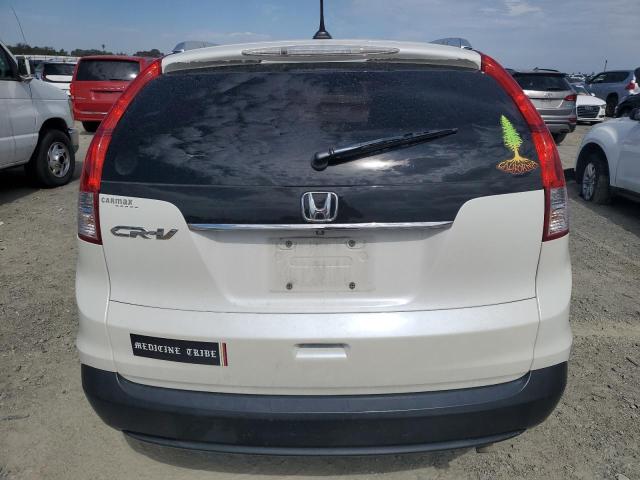 5J6RM3H74EL001070 - 2014 HONDA CR-V EXL WHITE photo 6