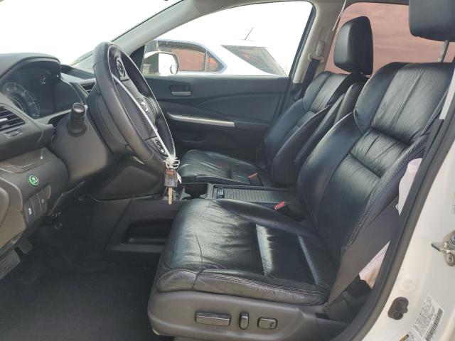 5J6RM3H74EL001070 - 2014 HONDA CR-V EXL WHITE photo 7