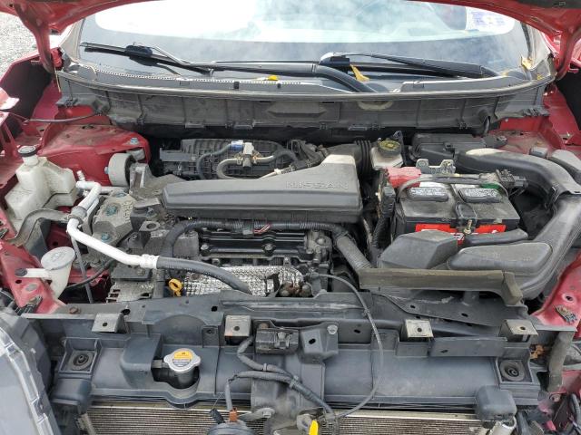 JN8AT2MV0HW255287 - 2017 NISSAN ROGUE S RED photo 12