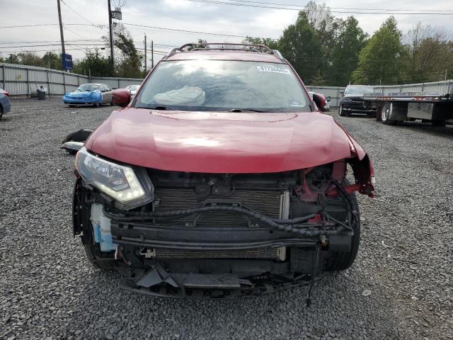 JN8AT2MV0HW255287 - 2017 NISSAN ROGUE S RED photo 5