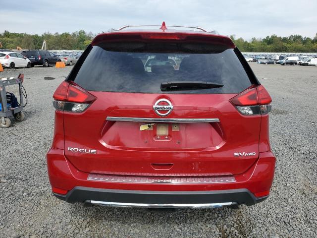 JN8AT2MV0HW255287 - 2017 NISSAN ROGUE S RED photo 6