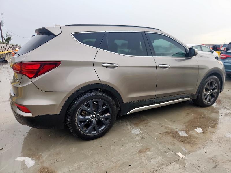 5XYZW4LA7HG388416 - 2017 HYUNDAI SANTA FE S GRAY photo 3