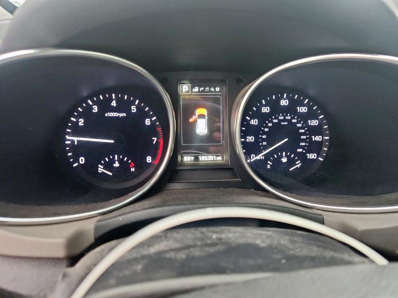 5XYZW4LA7HG388416 - 2017 HYUNDAI SANTA FE S GRAY photo 9