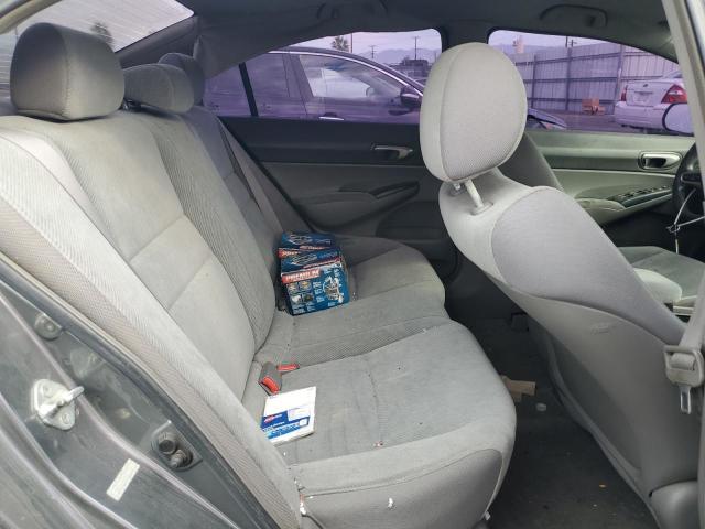 2HGFA16539H310539 - 2009 HONDA CIVIC LX GRAY photo 10