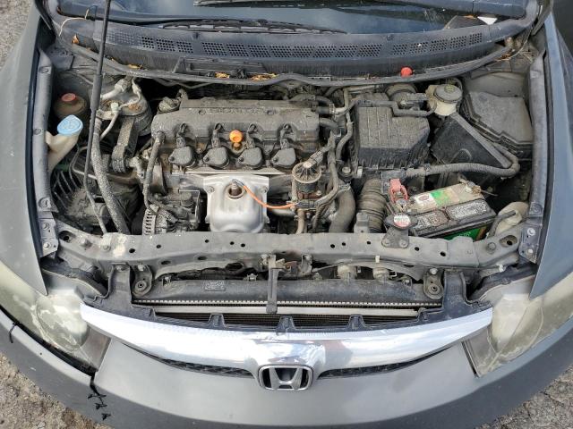 2HGFA16539H310539 - 2009 HONDA CIVIC LX GRAY photo 11
