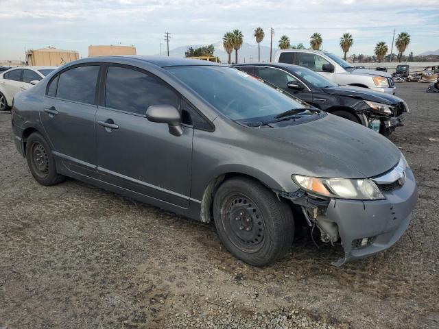 2HGFA16539H310539 - 2009 HONDA CIVIC LX GRAY photo 4