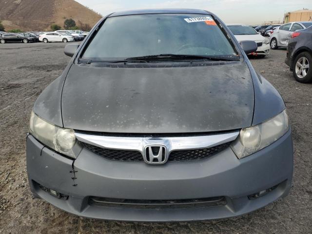 2HGFA16539H310539 - 2009 HONDA CIVIC LX GRAY photo 5